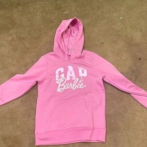 Pink Gap Barbie sweatshirt for girls
